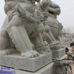 桐柏石雕獅子-河南青石雕獅子-鴻景石材發貨速度快(誠信商家)