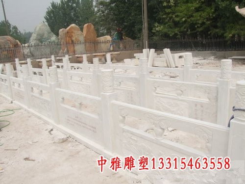 花崗巖歐式石雕欄桿 宜賓漢白玉雕塑欄桿廠家