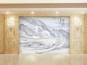 高清3d石紋山水花鳥畫日出背景墻寶地山河圖片設計素材 模板下載 394.75mb 大理石背景墻大全