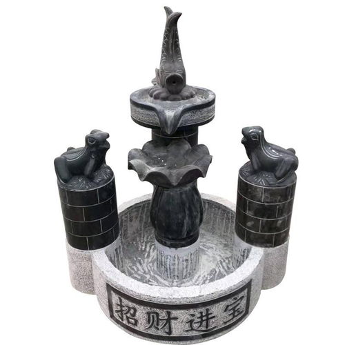 晚霞紅噴泉石雕 濰坊青石雕塑噴泉廠家